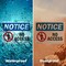 Signmission No Access Sign, Vinyl Decal, 7in W x 5in L, 2PK OS-2PACK-NS-D-57-L-14341 - alternate 6
